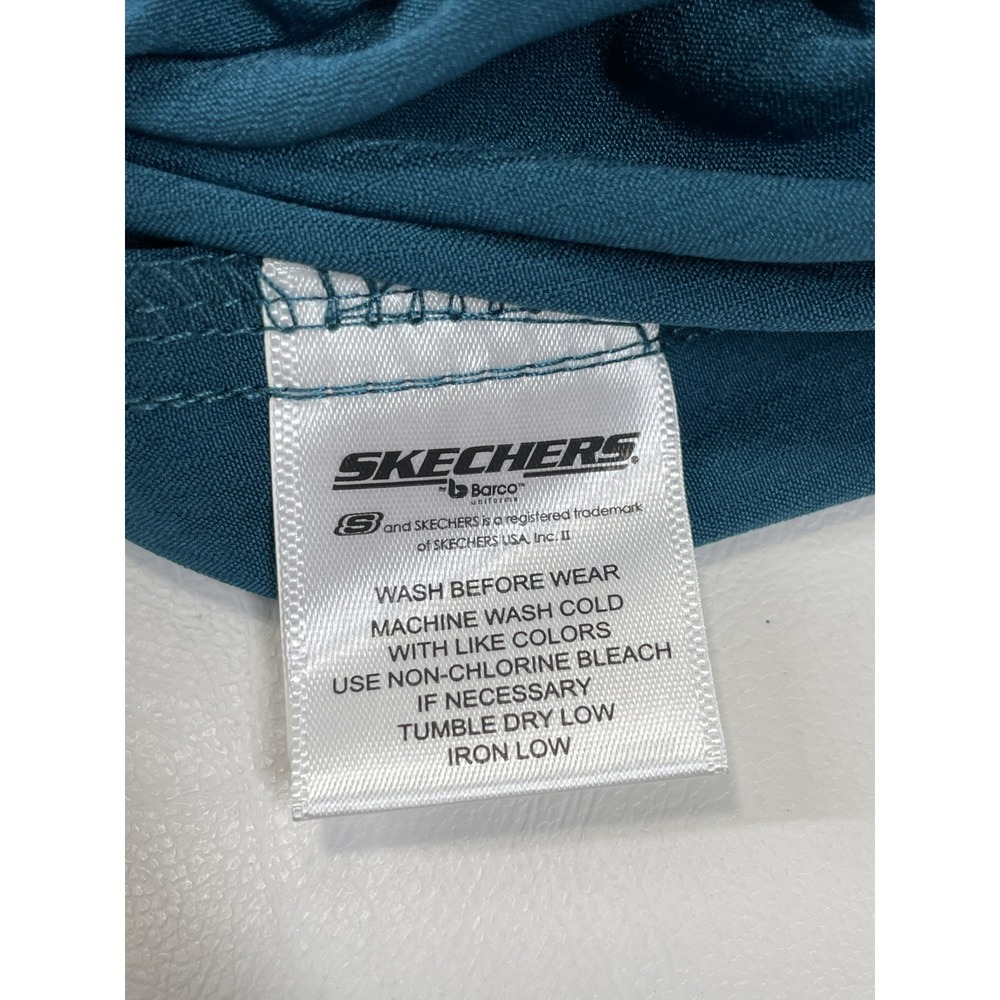 Skechers Barco Scrubs 3PKT Reliance Cargo Drawstring Pants Womens L Bahama NWT - Picture 8 of 10